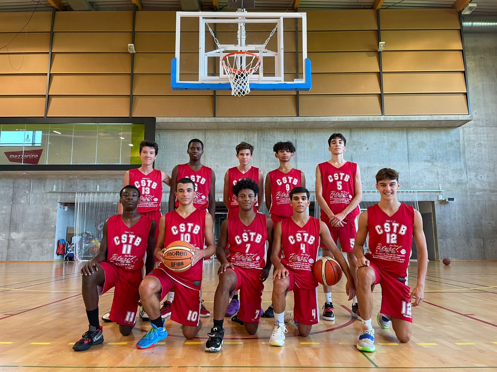 Equipe U17M CTC Basket club pays rochois