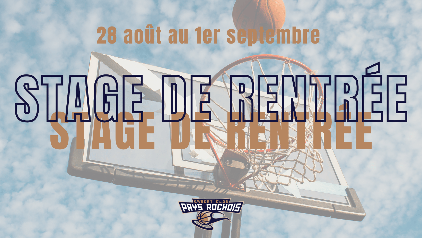 STAGE DE RENTRÉE basket club pays rochois